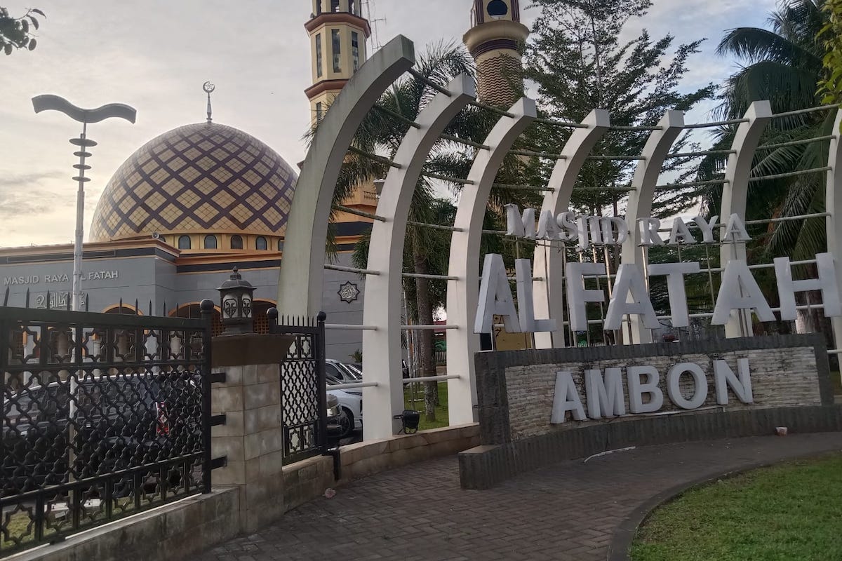 Masjid Raya Al Fatah di Kota Ambon - Foto oleh M. Hilal / Sabili.id