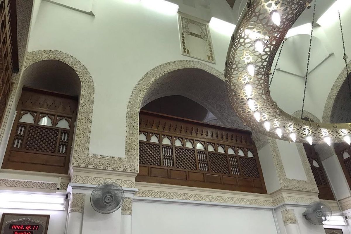 Interior Masjid Al-Qiblatain, Quba / Sabili.id