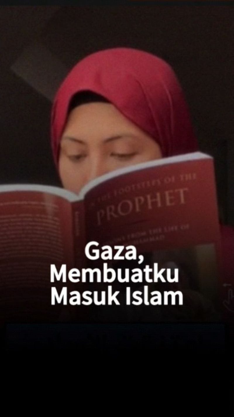 Gaza, Membuatku Masuk Islam