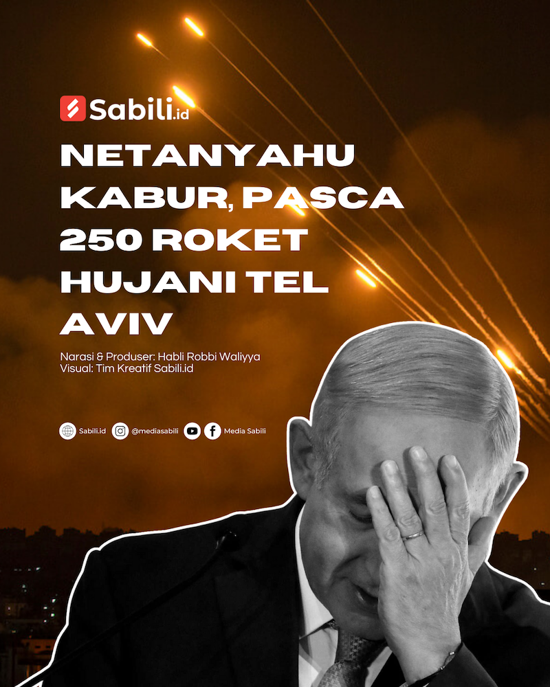 Netanyahu Kabur, Pasca 250 Roket Hujani Tel Aviv - 01