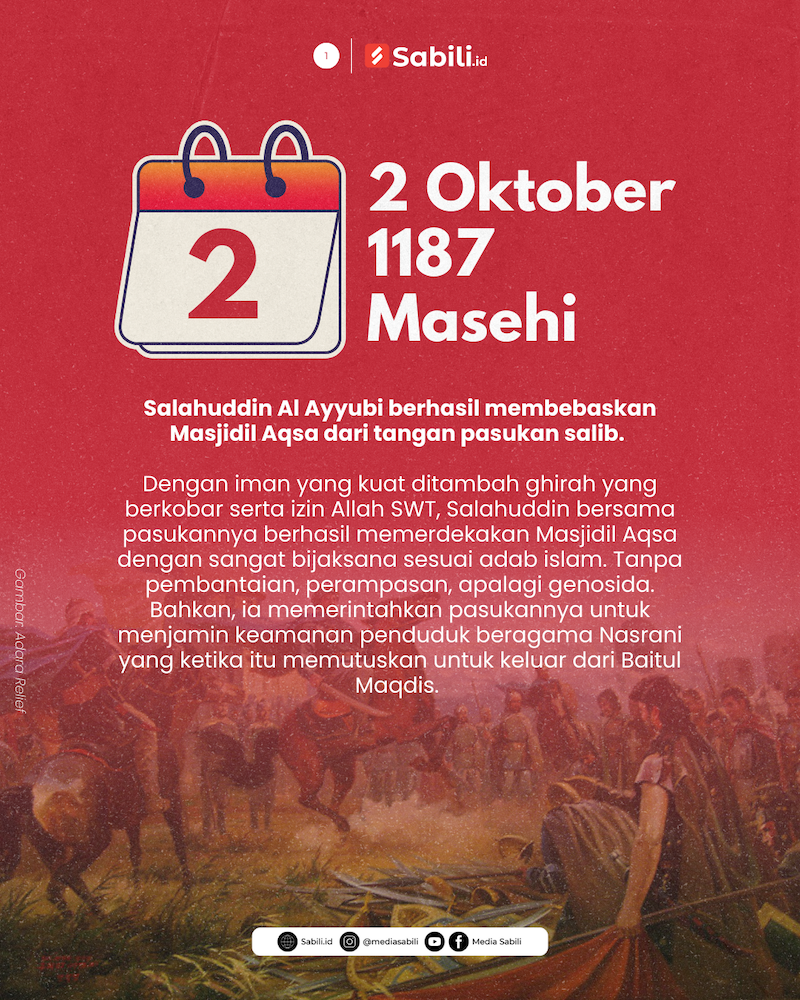 Oktober Menyala, Sejarah Pembebasan Al-Aqsa dari Zaman ke Zaman - 02