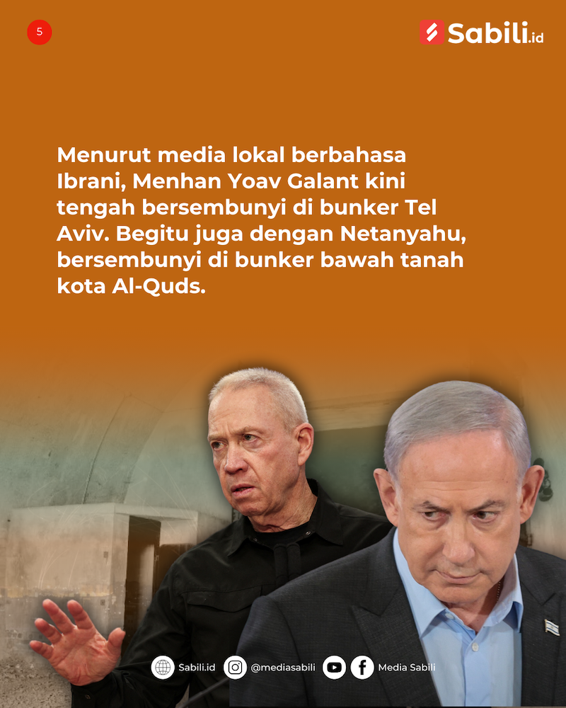 Netanyahu Kabur, Pasca 250 Roket Hujani Tel Aviv - 06