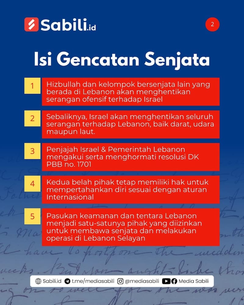 Gencatan Senjata dengan Hizbullah, Sinyal Makin Terdesaknya Penjajah? - 2