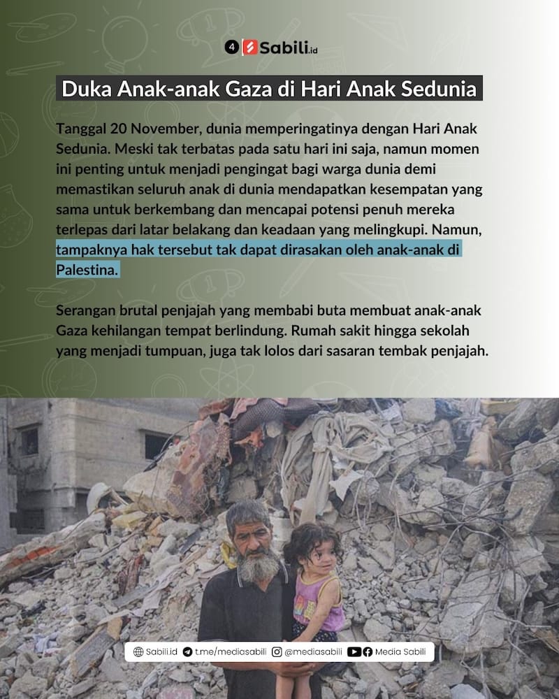 Hari Anak Dunia, Begini Perjuangan Anak Disabilitas di Gaza - 4