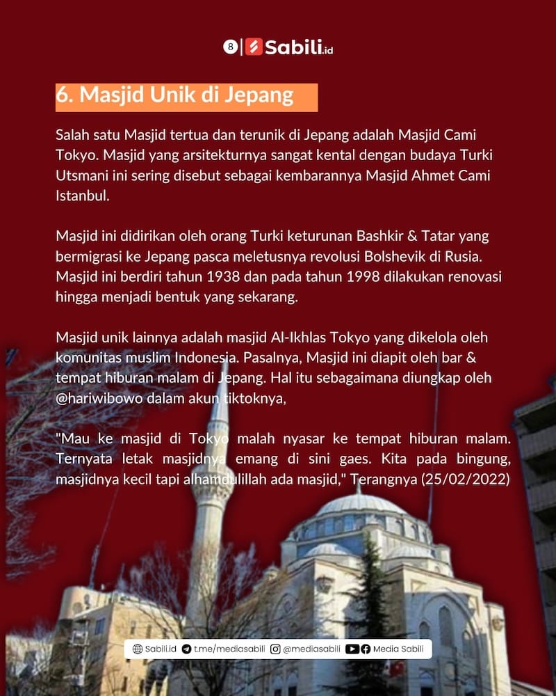 Ini Hal Uni Tentang Islam di Jepang yang Harus Kamu Ketahui - 8