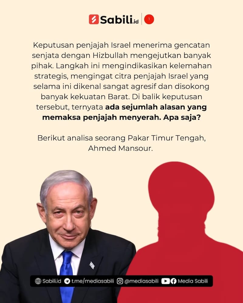 Ini Alasan Penjajah Israel Menerima Gencatan Senjata - 1