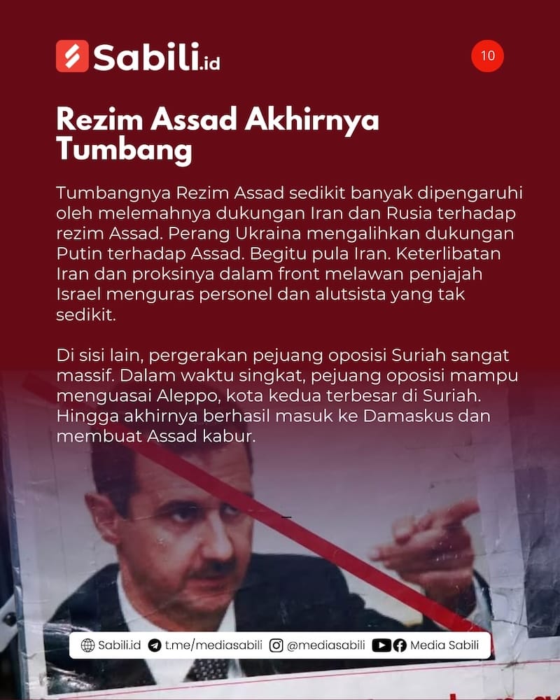 53 Tahun Rezim Assad Akhirnya Tumbang - 10