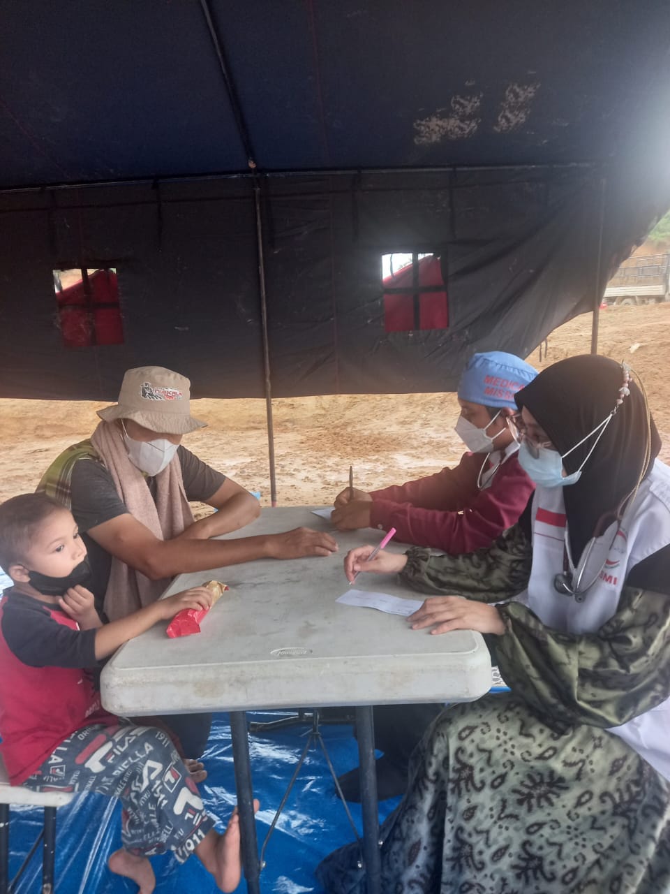 Dokumentasi penanganan pasien