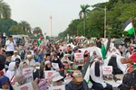 Aksi “Doa untuk Gaza” Hadirkan Massa Ribuan Orang