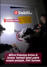 Aktivis Palestine Action di Jerman Berhasil Bobol Pabrik Senjata Penjajah, Elbit System