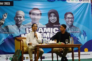 Belajar Menulis dengan Bahasa Hati dalam Islamic Movement Festival di UIN Jakarta