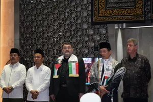 Dubes Palestina Ucapkan Terima Kasih kepada Imam Besar Masjid Istiqlal dan Masyarakat Indonesia