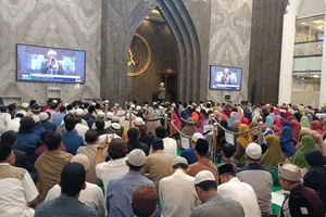 Di Masjid Darussalam Kota Wisata, Aa’ Gym Ungkap Tiga Bagian Hati