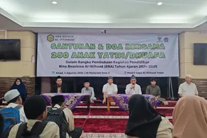 UPZ Masjid Raya Al Ittihaad Tebet Beri Santunan untuk 250 Anak Yatim - Dhuafa