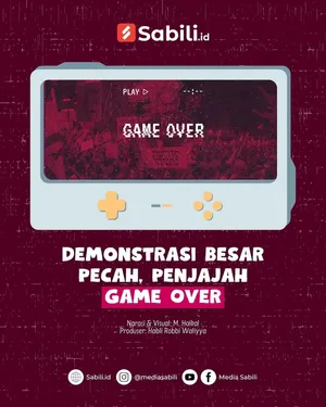 Demonstrasi Besar Pecah, Penjajah Game Over