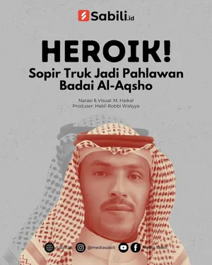 Heroik! Sopir Truk Jadi Pahlawan Badai Al-Aqsho