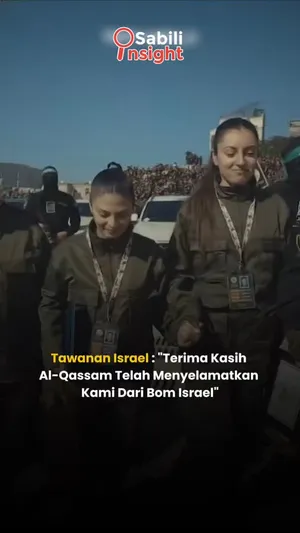 Tawanan Israel : "Terima Kasih Al Qassam Telah Menyelamatkan Kami Dari Bom Israel"