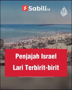 Penjajah Israel Lari Terbirit-birit