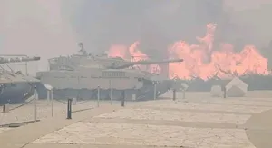 Kebakaran Meluas, Kepung Pangkalan Militer Penjajah Israel
