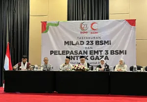 Di Milad 23 Tahun, BSMI Lepas "Emergency Medical Team 3" ke Gaza