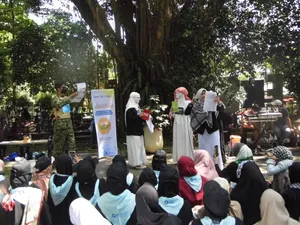 Ribuan Warga Indonesia Berlari Serentak Sejauh Rafah - Khan Younis, Gaza