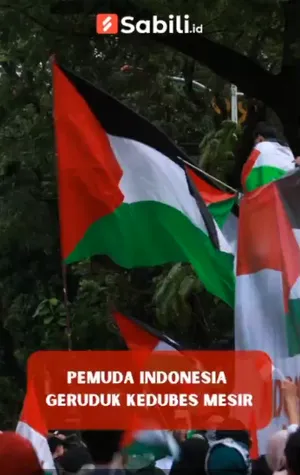 Pemuda Indonesia Geruduk Kedubes Mesir