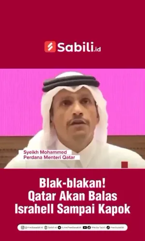 Blak-Blakan! Qatar Akan Balas Israhell Sampai Kapok