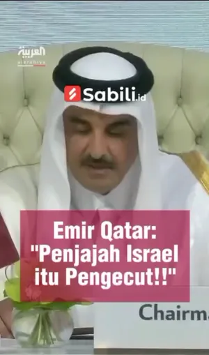 Emir Qatar: "Penjajah Israel Itu Pengecut!!"