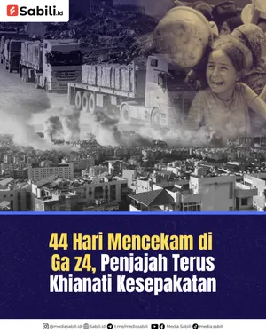 44 Hari Mencekam di Gaza, Penjajah Terus Khianati Kesepakatan
