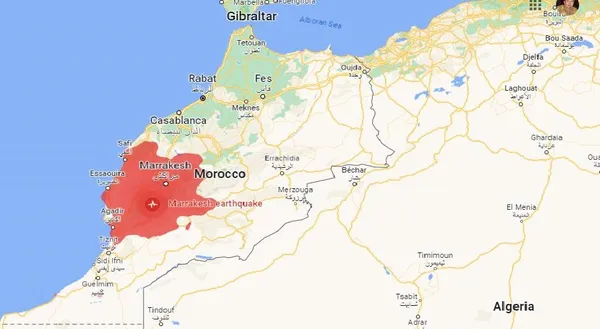 Gempa Dahsyat Melanda Maroko Berkekuatan 7,2 Magnitudo