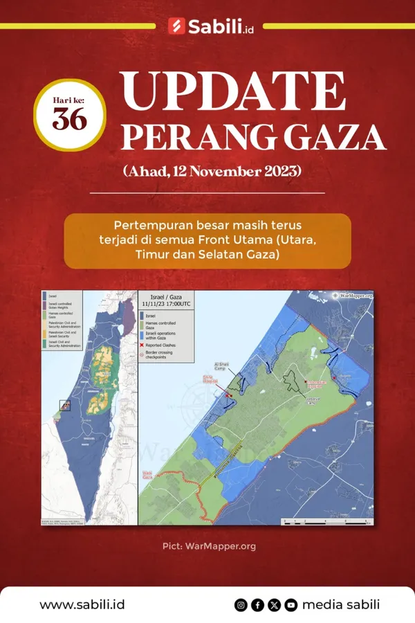 Hari ke-36 Update Perang Gaza