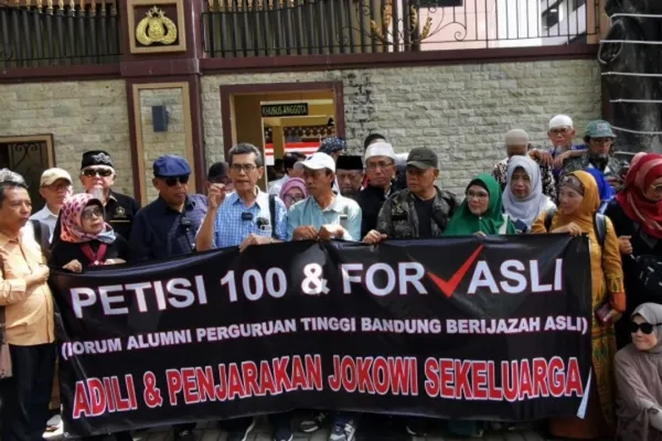 PETISI 100 Laporkan Joko Widodo dan Keluarga ke BARESKRIM POLRI