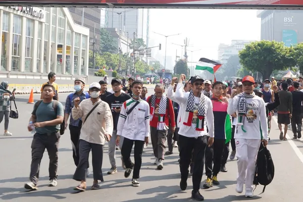 Gema Perjuangan untuk Palestina di Car Free Day