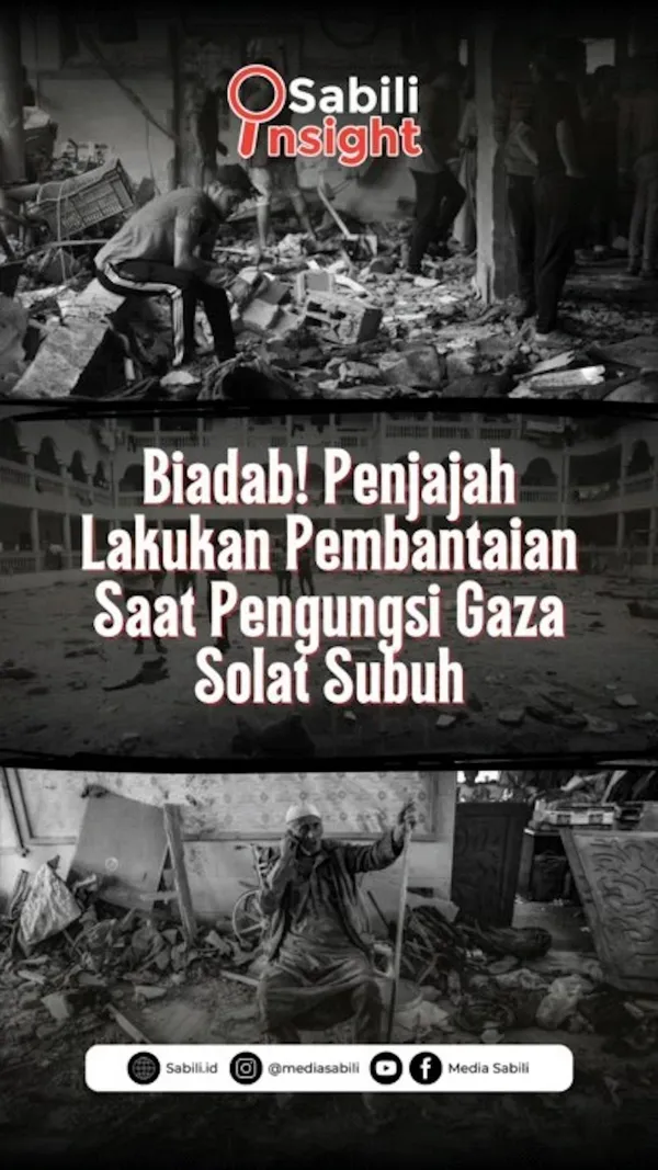 Biadab! Penjajah Lakukan Pembantaian Saat Pengungsi Gaza Sholat Subuh