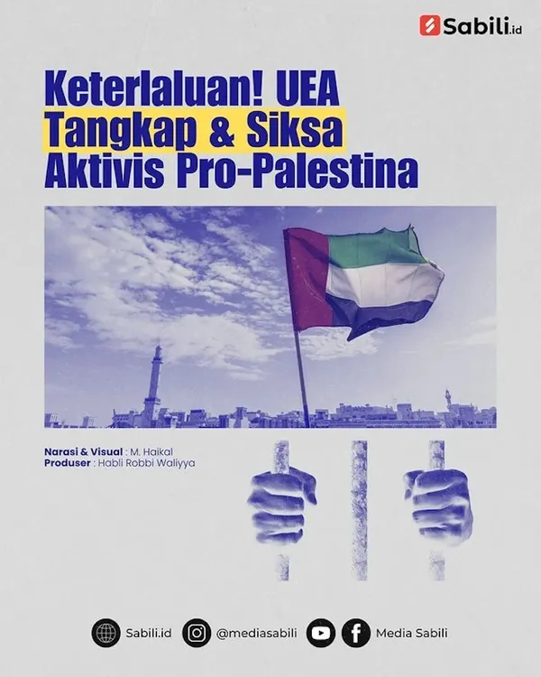 Keterlaluan! UEA Tangkap & Siksa Aktivis Pro-Palestina