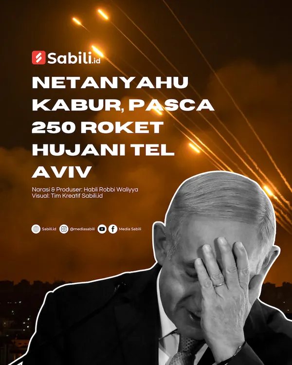 Netanyahu Kabur, Pasca 250 Roket Hujani Tel Aviv