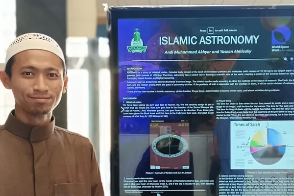 Di Hadapan Astronaut dan Profesor di Arab Saudi, Mahasiswa Indonesia Presentasikan Astronomi Islam