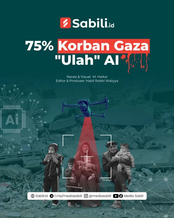 75% Korban Gaza "Ulah" AI