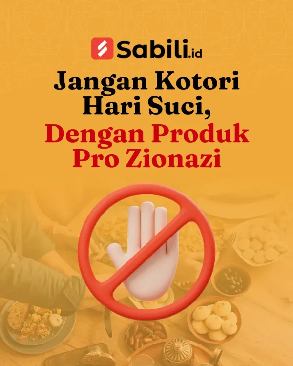 Jangan Kotori Hari Suci, Dengan Produk Pro Zionis