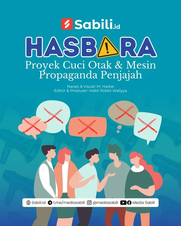 Hasbara Proyek Cuci Otak & Mesin Propaganda Penjajah