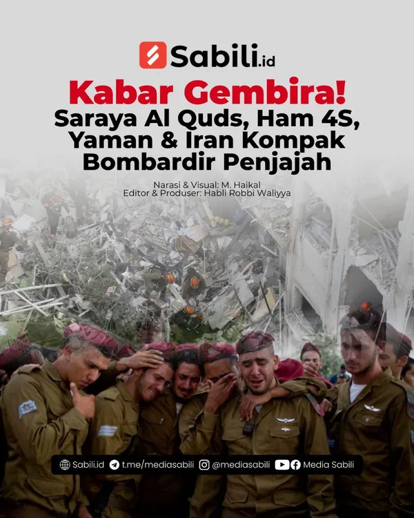 Kabar Gembira! Saraya Al Quds, Hamas, Yaman & Iran Kompak Bombardir Penjajah