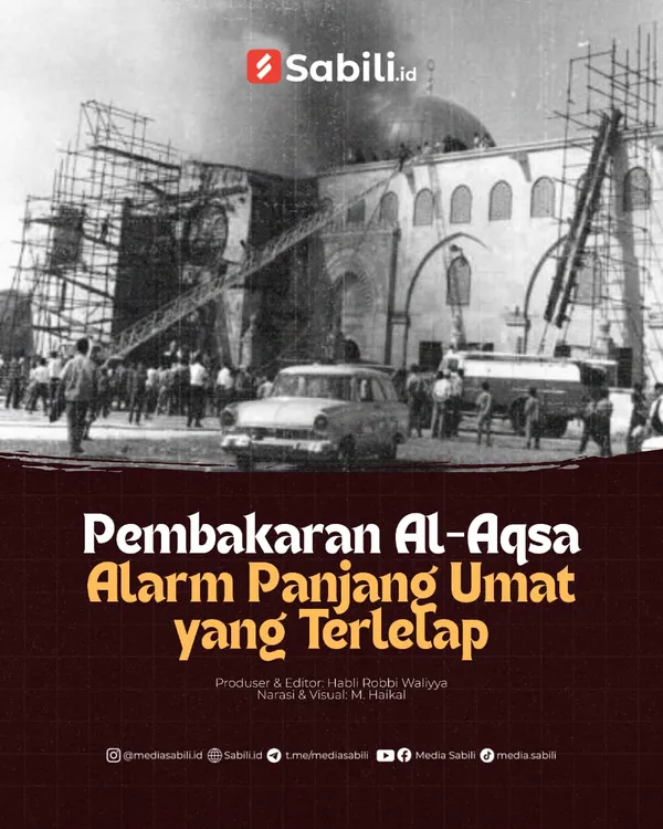 Pembakaran Al-Aqsa Alarm Panjang Umat yang Terlelap