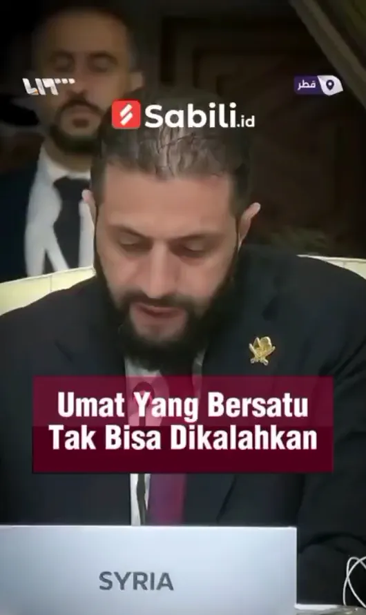 Umat Yang Bersatu Tak Bisa Dikalahkan