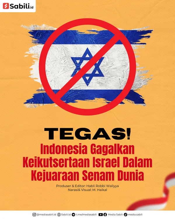 Tegas! Indonesia Gagalkan  Keikusertaan Israel  Dalam Kejuaraan  Senam Dunia