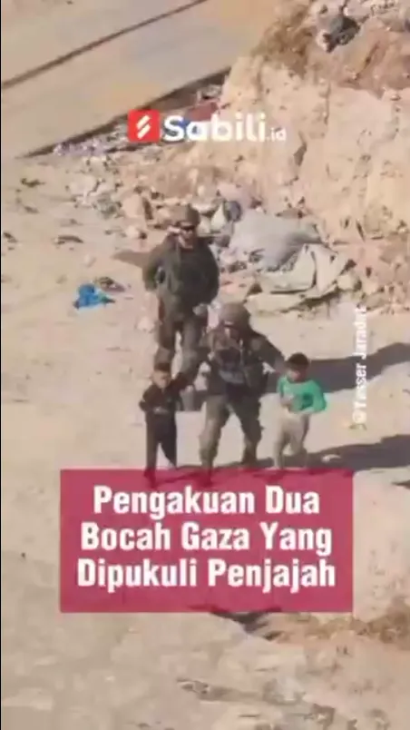 Pengakuan Dua Bocah Gaza Yang Dipukuli Penjajah
