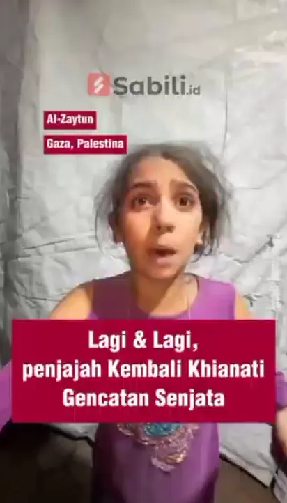 Lagi dan Lagi, Penjajah Kembali Khianati Gencatan Senjata