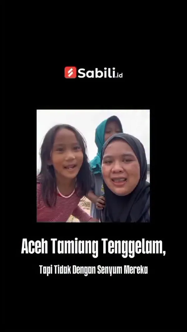 Aceh Tamiang Tenggelam, Tapi Tidak Dengan Senyum Mereka