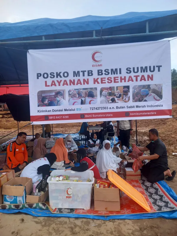 BSMI Sumut Hadirkan Layanan Kesehatan dan Konsultasi bagi Penyintas Banjir di Desa Kampung Durian