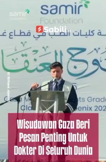 Wisudawan Gaza Beri Pesan Penting Untuk Seluruh Dokter Di Seluruh  Dunia