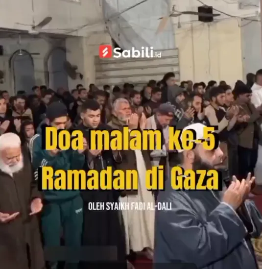 Doa Malam Ke-5 Ramadan di Gaza